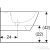 Geberit SMYLE SQUARE fali bidé,fehér 500.209.01.1