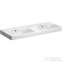   Geberit SMYLE SQUARE 120x48 cm-es két medencés mosdó,fehér 500.223.01.1