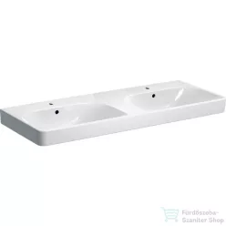   Geberit SMYLE SQUARE 120x48 cm-es két medencés mosdó,fehér 500.223.01.1