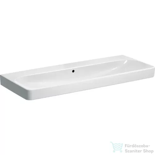 Geberit SMYLE SQUARE 120x48 cm-es mosdó csaplyuk nélkül,fehér 500.225.01.1