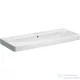Geberit SMYLE SQUARE 120x48 cm-es mosdó csaplyuk nélkül,fehér 500.225.01.1