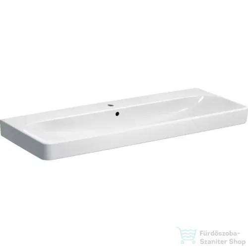 Geberit SMYLE SQUARE 120x48 cm-es mosdó 1 csaplyukkal,fehér 500.226.01.1