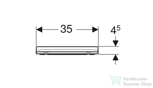 Geberit Smyle Square wc ülőke 500.239.01.1
