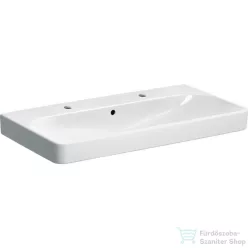   Geberit SMYLE SQUARE 90x48 cm-es mosdó 2 csaplyukkal,fehér 500.252.01.1