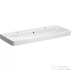   Geberit SMYLE SQUARE 120x48 cm-es mosdó 2 csaplyukkal,fehér 500.253.01.1