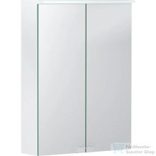   Geberit OPTION BASIC 50x67,7 cm-es 2 ajtós tükrös szekrény LED világítással,matt fehér 500.257.00.1