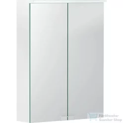   Geberit OPTION BASIC 50x67,7 cm-es 2 ajtós tükrös szekrény LED világítással,matt fehér 500.257.00.1