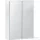 Geberit OPTION BASIC 50x67,7 cm-es 2 ajtós tükrös szekrény LED világítással,matt fehér 500.257.00.1