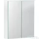 Geberit OPTION BASIC 56x67,7 cm-es 2 ajtós tükrös szekrény LED világítással,matt fehér 500.258.00.1