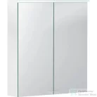 Geberit OPTION BASIC 60x67,7 cm-es 2 ajtós tükrös szekrény LED világítással,matt fehér 500.273.00.1