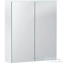   Geberit OPTION BASIC 60x67,7 cm-es 2 ajtós tükrös szekrény LED világítással,matt fehér 500.273.00.1