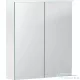 Geberit OPTION BASIC 60x67,7 cm-es 2 ajtós tükrös szekrény LED világítással,matt fehér 500.273.00.1
