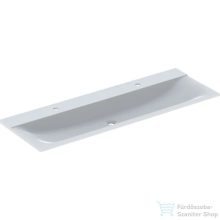  Geberit Xeno² 140x48 cm-es bútorra ültethető mosdó 2 csaplyukkal,matt fehér 500.277.00.1