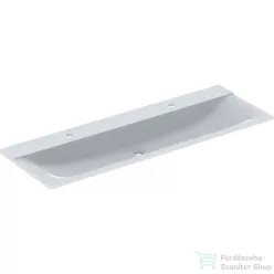   Geberit Xeno² 140x48 cm-es bútorra ültethető mosdó 2 csaplyukkal,matt fehér 500.277.00.1