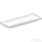 Geberit Xeno² 140x48 cm-es bútorra ültethető mosdó 2 csaplyukkal,matt fehér 500.277.00.1