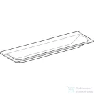 Geberit Xeno² 160x48 cm-es bútorra ültethető mosdó csaplyuk nélkül,matt fehér 500.278.00.1