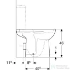 Geberit SELNOVA COMFORT magasított,alsó kifolyású,mélyöblítéses monoblokkos wc,fehér 500.284.01.5
