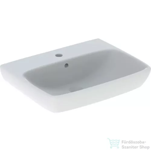 Geberit SELNOVA SQUARE 65x48 cm-es mosdó 1 csaplyukkal,fehér 500.299.01.5
