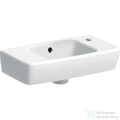 Geberit SELNOVA COMPACT 45x25 cm-es mosdó jobb oldali csaplyukkal,fehér 500.318.01.5