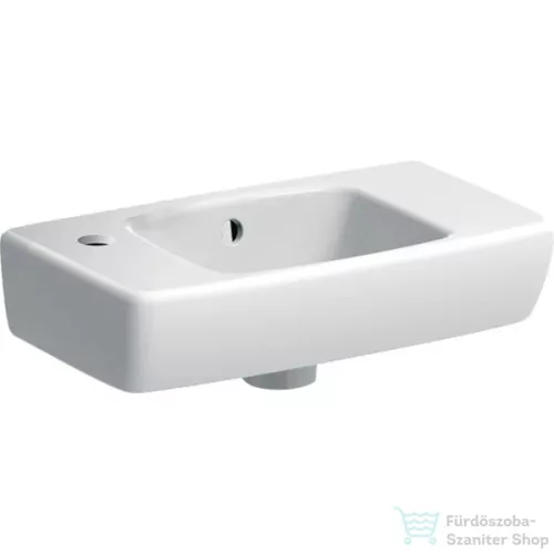 Geberit SELNOVA COMPACT 45x25 cm-es mosdó bal oldali csaplyukkal,fehér 500.319.01.5