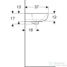 Geberit SELNOVA 45x37 cm-es mosdó,fehér 500.324.01.7
