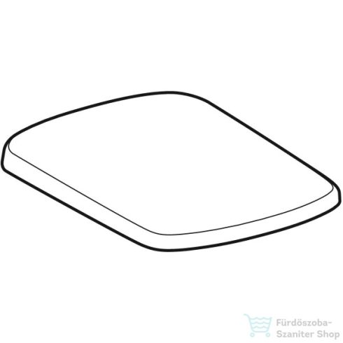 Geberit SELNOVA SQUARE alsó rögzítésű WC-ülőke,fehér 500.332.01.1