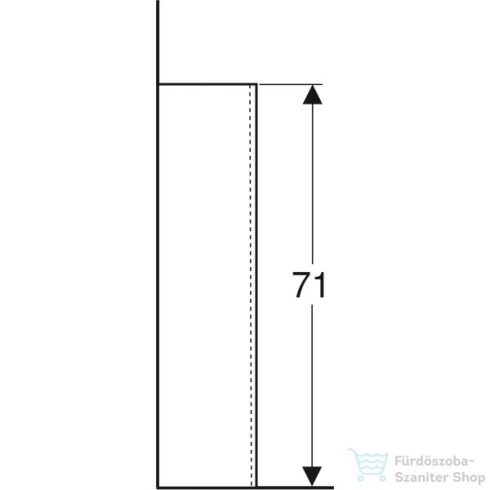 Geberit SELNOVA mosdóláb,fehér 500.341.01.7