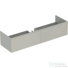   Geberit Xeno² 159,5x47,3 cm-es 2 fiókos alsószekrény mosdóhoz LED világítással,matt szürke 500.346.00.1