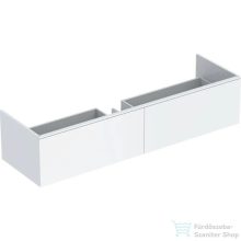   Geberit Xeno² 159,5x47,3 cm-es 2 fiókos alsószekrény mosdóhoz LED világítással,matt fehér 500.346.01.1