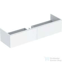   Geberit Xeno² 139,5x47,3 cm-es 2 fiókos alsószekrény mosdóhoz LED világítással,matt fehér 500.347.00.1