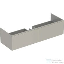   Geberit Xeno² 139,5x47,3 cm-es 2 fiókos alsószekrény mosdóhoz LED világítással,matt szürke 500.348.00.1
