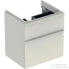 Geberit SMYLE SQUARE 58,4x47x61,7 cm-es 2 fiókos alsószekrény 500.229.01.1 mosdóhoz,fényes homokszürke 500.352.JL.1