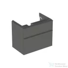 Geberit SMYLE SQUARE 73,4x47x61,7 cm-es 2 fiókos alsószekrény 500.249.01.1 mosdóhoz,matt láva 500.353.JK.1