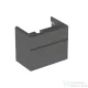 Geberit SMYLE SQUARE 73,4x47x61,7 cm-es 2 fiókos alsószekrény 500.249.01.1 mosdóhoz,matt láva 500.353.JK.1