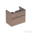 Geberit SMYLE SQUARE 73,4x47x61,7 cm-es 2 fiókos alsószekrény 500.249.01.1 mosdóhoz,hikoridió 500.353.JR.1