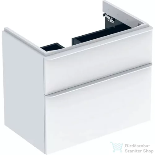 Geberit SMYLE SQUARE 88,4x47x61,7 cm-es 2 fiókos alsószekrény,fényes fehér 500.354.00.1