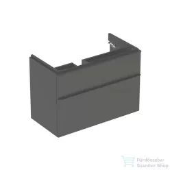   Geberit SMYLE SQUARE 88,4x47x61,7 cm-es 2 fiókos alsószekrény,matt láva 500.354.JK.1