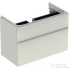 Geberit SMYLE SQUARE 88,4x47x61,7 cm-es 2 fiókos alsószekrény,fényes homokszürke 500.354.JL.1