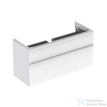   Geberit SMYLE SQUARE 118,4x47x61,7 cm-es 2 fiókos alsószekrény,fényes fehér 500.355.00.1