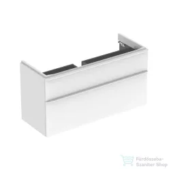   Geberit SMYLE SQUARE 118,4x47x61,7 cm-es 2 fiókos alsószekrény,fényes fehér 500.355.00.1