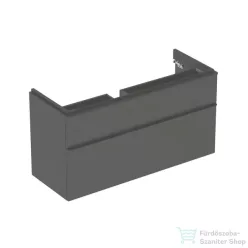   Geberit SMYLE SQUARE 118,4x47x61,7 cm-es 2 fiókos alsószekrény,matt láva 500.355.JK.1