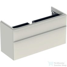   Geberit SMYLE SQUARE 118,4x47x61,7 cm-es 2 fiókos alsószekrény,fényes homokszürke 500.355.JL.1