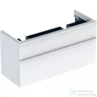 Geberit SMYLE SQUARE 118,4x47x61,7 cm-es 2 fiókos alsószekrény,fehér 500.356.00.1