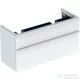 Geberit SMYLE SQUARE 118,4x47x61,7 cm-es 2 fiókos alsószekrény,fehér 500.356.00.1