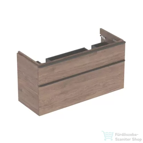 Geberit SMYLE SQUARE 118,4x47x61,7 cm-es 2 fiókos alsószekrény,hikoridió 500.356.JR.1