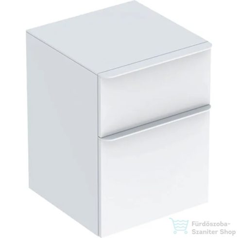 Geberit SMYLE SQUARE 45x47x60 cm-es 2 fiókos oldalsó szekrény,fényes fehér 500.357.00.1