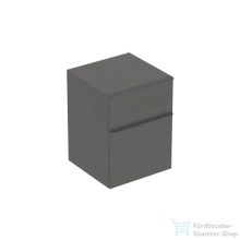   Geberit SMYLE SQUARE 45x47x60 cm-es 2 fiókos oldalsó szekrény,matt láva 500.357.JK.1