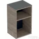 Geberit SMYLE SQUARE 36x29,9x60 cm-es nyitott oldalsó szekrény üveg takarólappal,hikoridió 500.358.JR.1