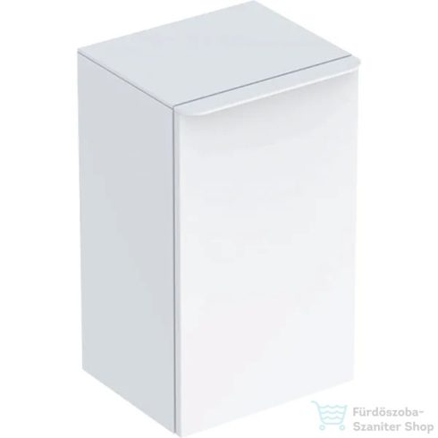 Geberit SMYLE SQUARE 36x32,6x60 cm-es 1 ajtós oldalsó szekrény,jobbos,fényes fehér 500.359.00.1