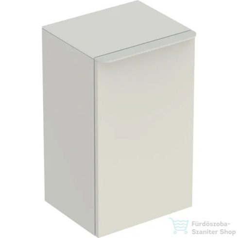 Geberit SMYLE SQUARE 36x32,6x60 cm-es 1 ajtós oldalsó szekrény,jobbos,fényes homokszürke 500.359.JL.1